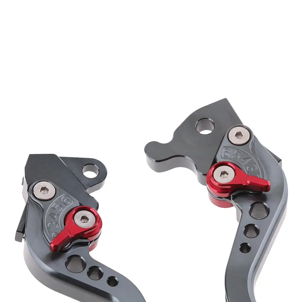 2 Pieces Left & Right Adjustable Hand Brake & Clutch Levers for