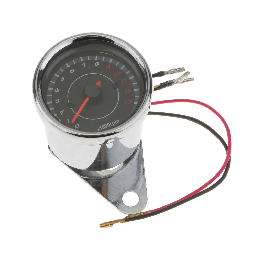 Universal Motorcycle Tachometer RPM 13000 Rev Meter Counter for Suzuki