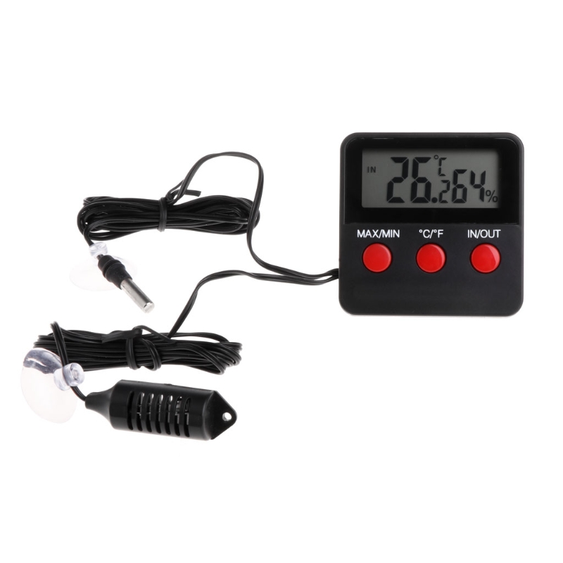 Title 1, Digital Thermometer & Humidity Gauge Remote Pro...