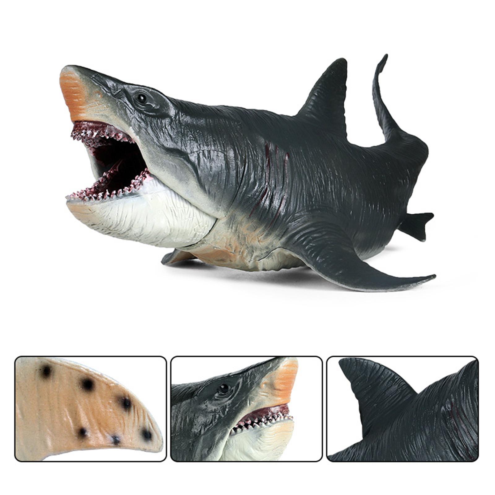 Shark Figure Megalodon Model Creature Animal Shark Toy for Party Favors Boys