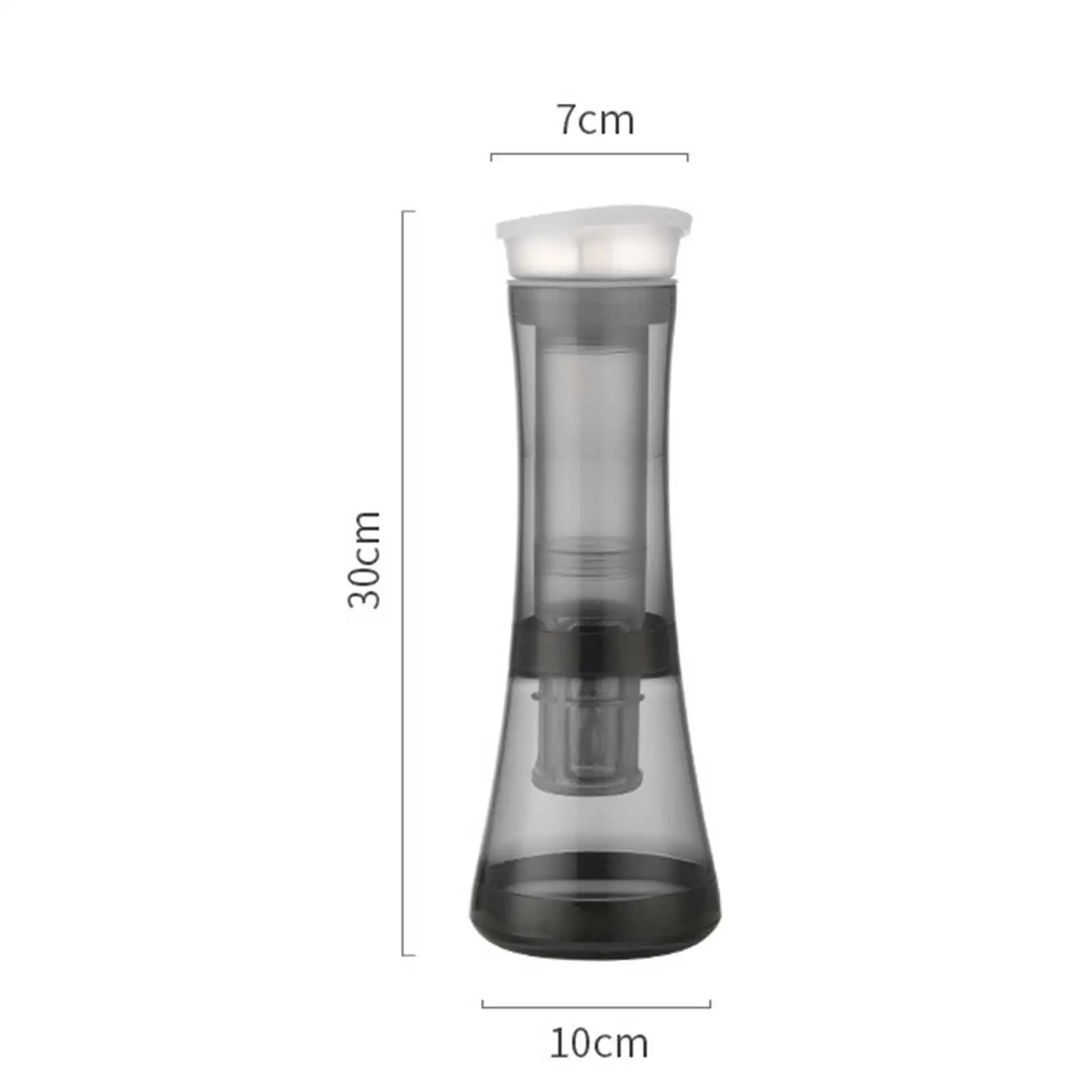 Cold Brew Coffee Maker 1L Airtight Lid Ice Tea Brewing Pitcher Cold Brew Pitcher Coffee Fine Mesh Filter Tea Infuser Pitcher