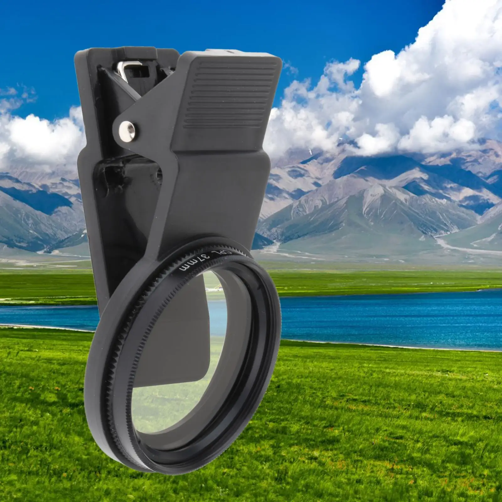 Polarized Phone Camera Lens Clip On 37mm Cell Phone Camera CPL Lens Circular Polarizer Filter Phone for Photography Accessories