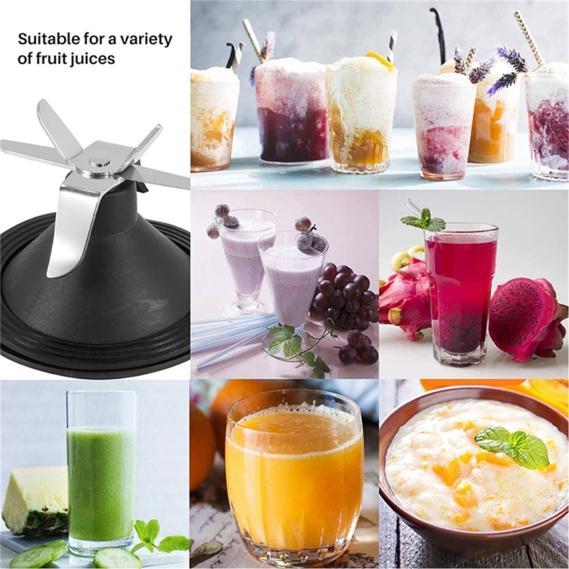 Description Picture 5 of itemFor HR2093 HR2095 HR2096 HR2097 HR2194 HR2195 HR2196 RI2095 RI2096 Juicer Mixer Cutting KnifeReplacement Assembled