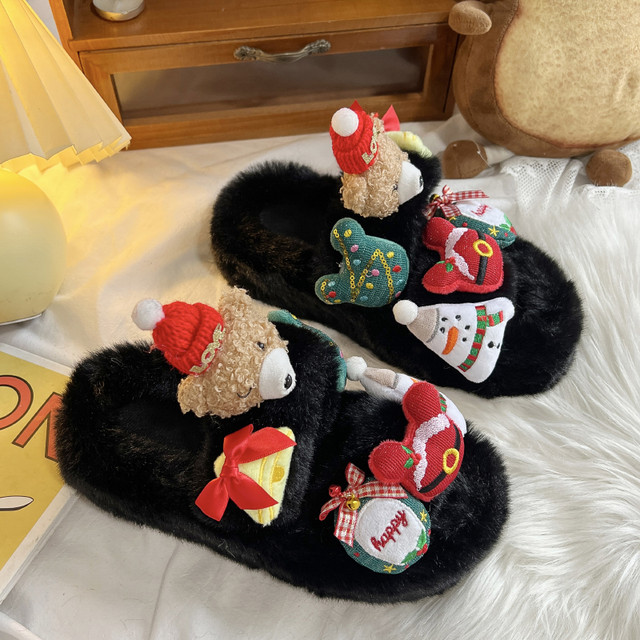 Crazy christmas shops slippers