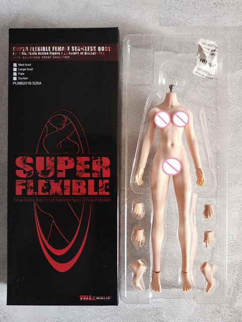 Tbleague phicen 1/6 Maßstab super flexible weibliche nahtlose Körper s22a  s24a s25b s26a s27b blasse/sonnen farbene Haut Action figur Körper -  AliExpress