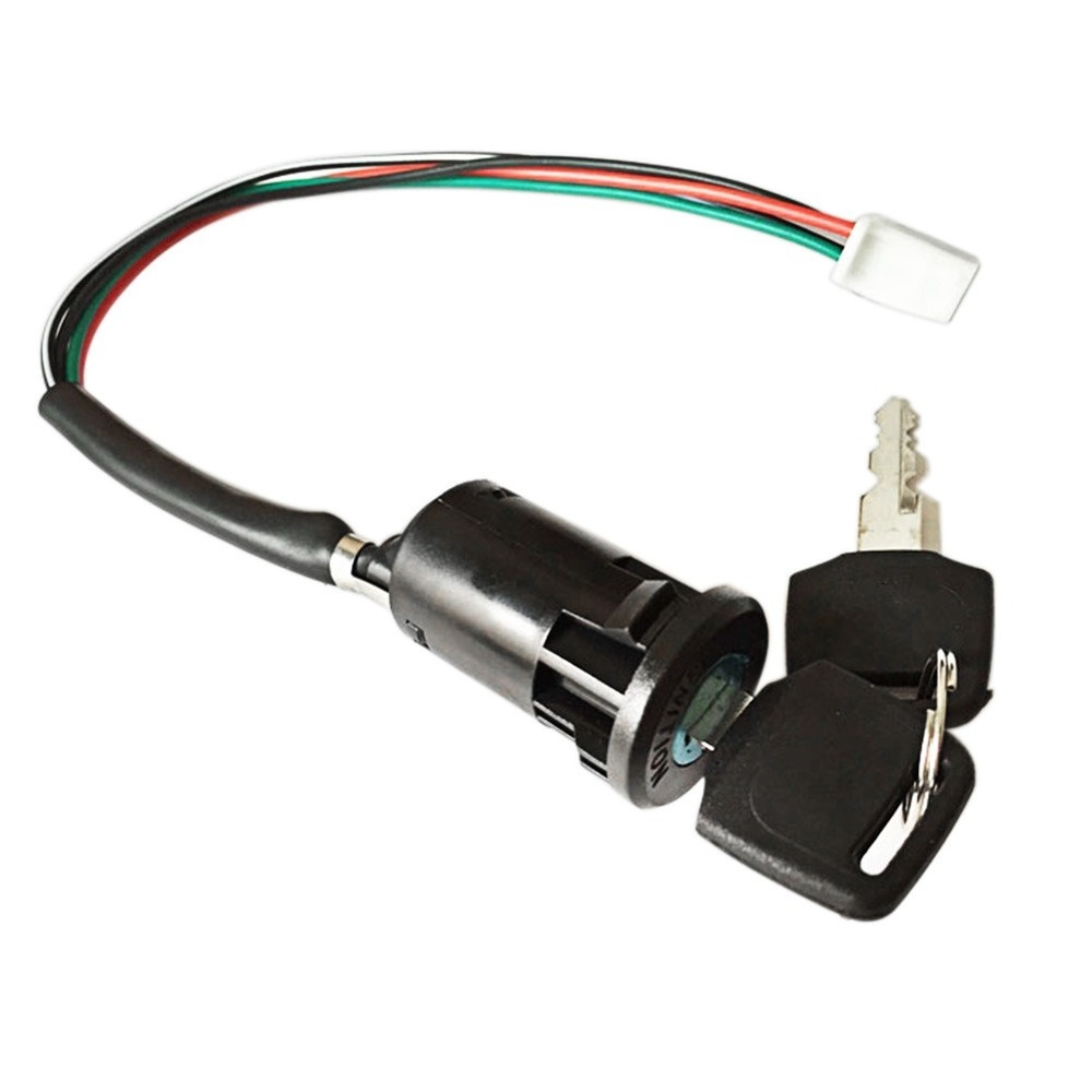 Universal zünd schalter drei Stromkabel Schlüssels chloss für Auto Motocross Elektro fahrrad Roller Batterie – Detail 8