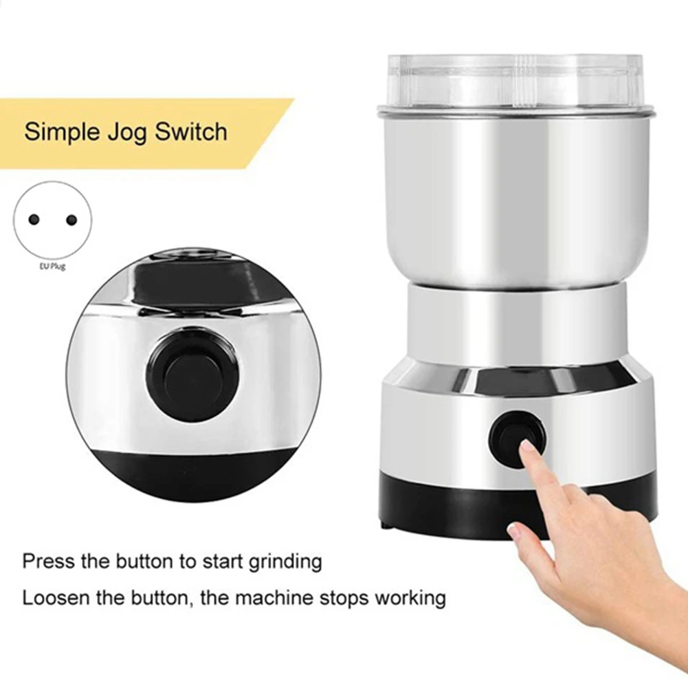 Title 10, Electric Coffee Grinder Household Cereals Nuts ...