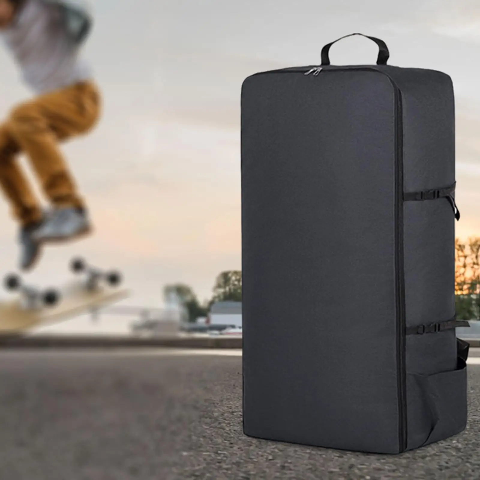 Land Surfboard Bag with Zipper Rucksack Durable for Adults Beginner