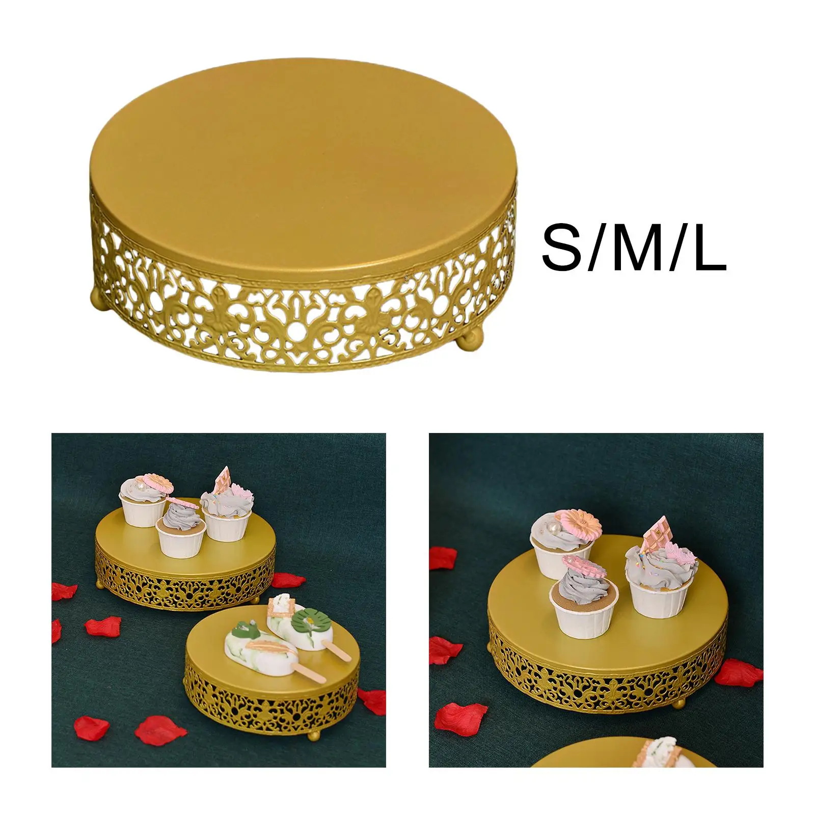 Multifunctional Cake Stand Cake Holder Cake Display Tray Fruit Tray for Anniversaries Wedding Birthday Party Baby Shower