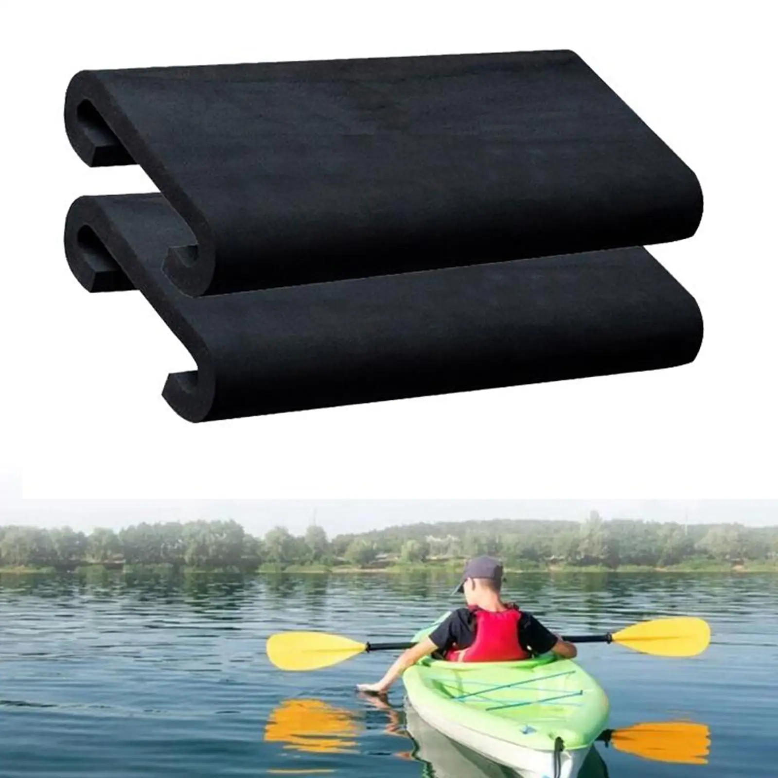 2Pcs Dragon Boat Paddle Seat Pad Seat Cushion for Race Training Competition
