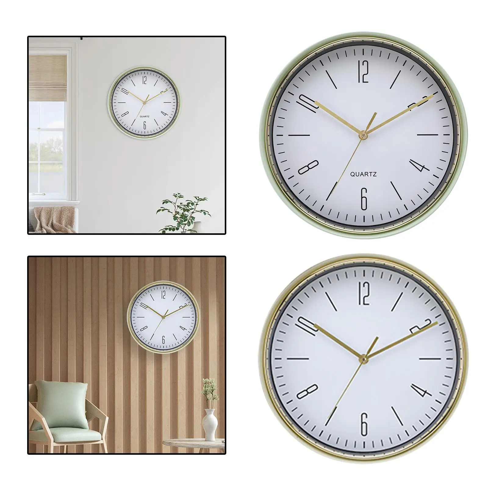 Modern Wall Clock Decorative Quartz Kitchen Living Room Silent Office Indoor