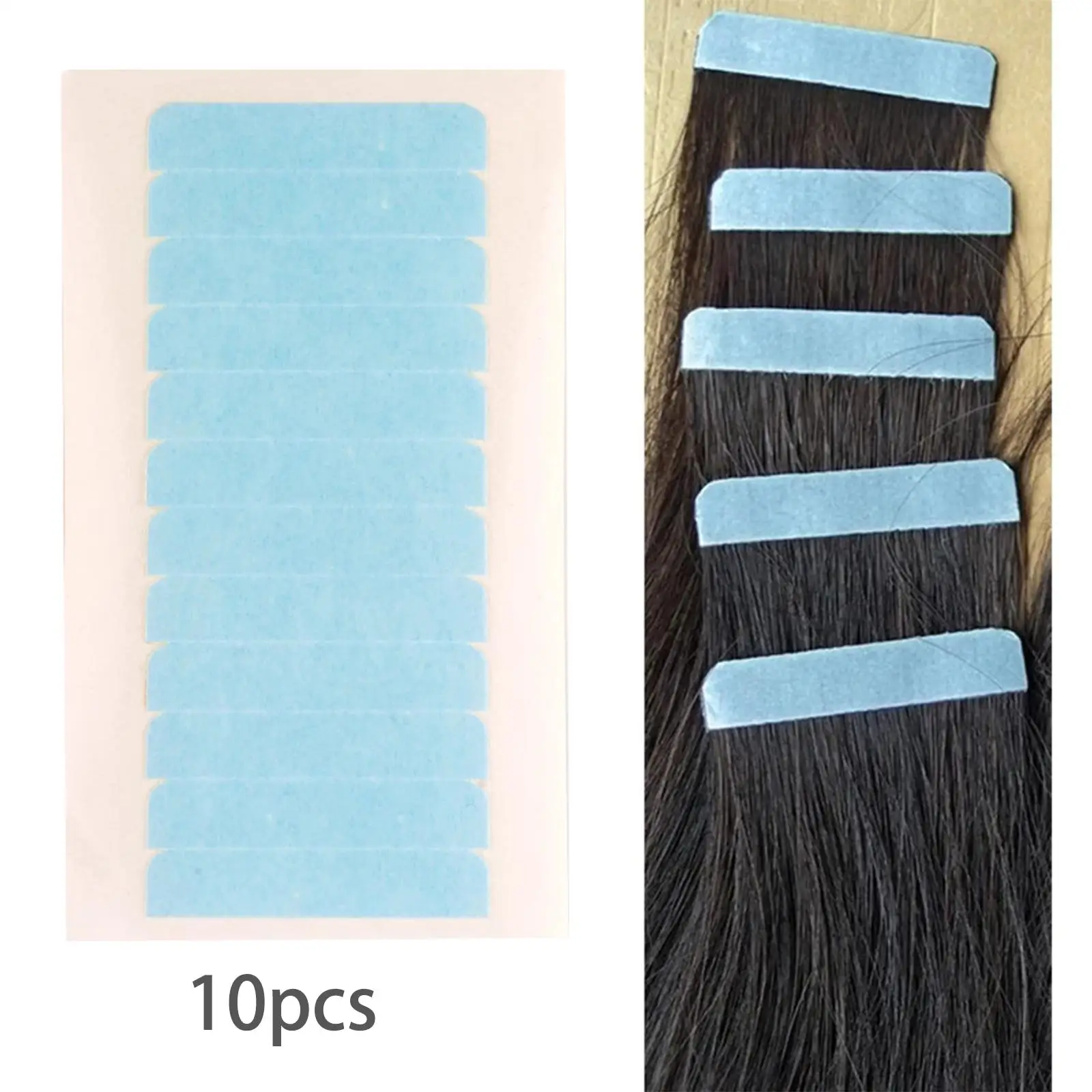 Pre Cut Extension Tape Hair Piece Toupee Tape Waterproof Wig Supplies 4cm Adhesive for Salons DIY Replacement Girls