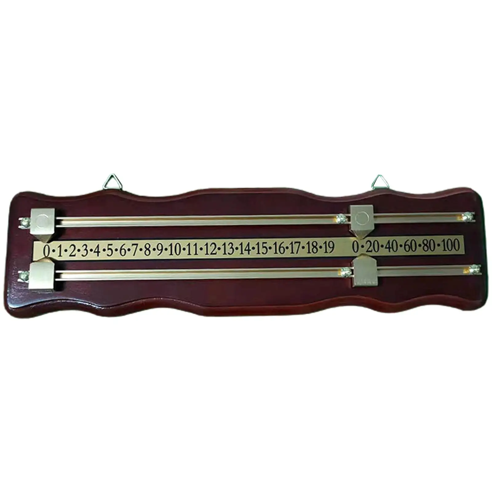 Wood Snooker Billiard Score Board Scoring Device Shuffleboard Scoreboard