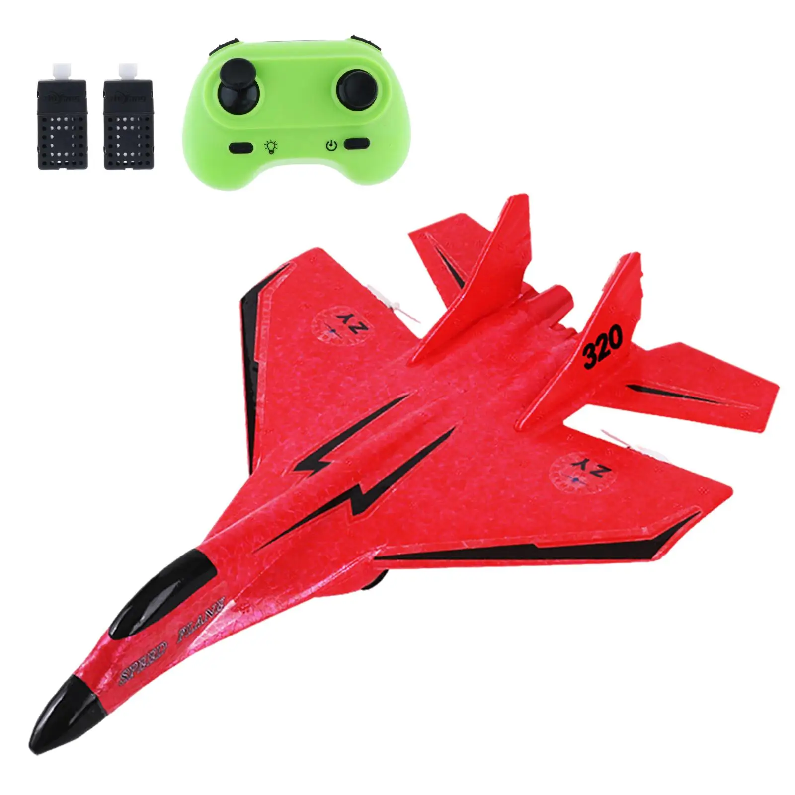 2 CH RC Plane Portable Ready to Easy to Control with Light Gift Foam RC Airplane RC Glider Aircraft for Kids Boys Girls