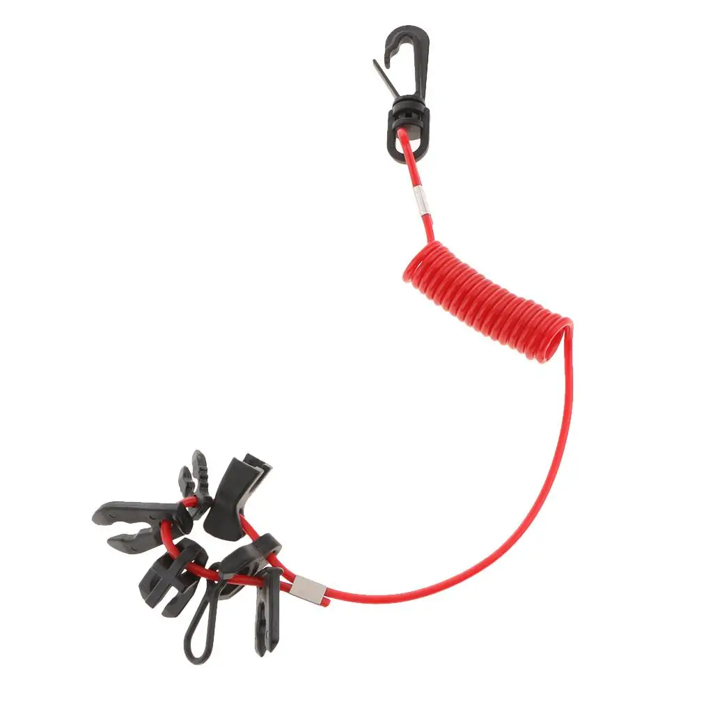 Outboard   Kill Stop Switch & Safety Tether Lanyard for