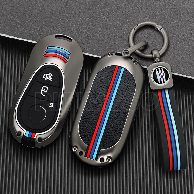 Nuova custodia per chiave a distanza per auto in lega Shell per Benz classe C S W206 W223 S350 C260 C300 S400 S450 S500 Protector Keyless - S778b692421e5446da31b07bd67f5482cf