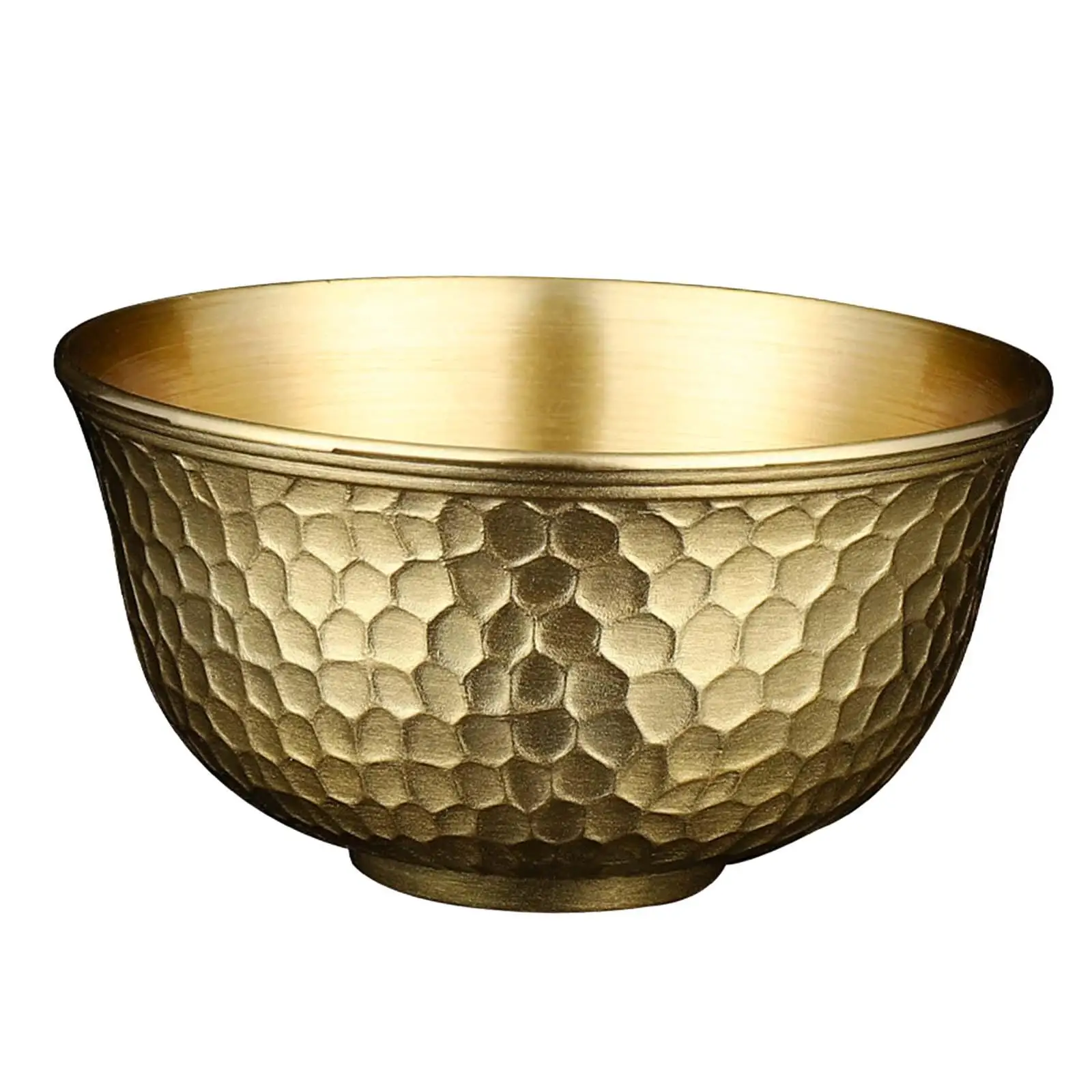 Treasure Bowl Novelty Classic Heavy Duty 2.48`` Diameter Copper Serving Bowl for Salads Mashed Potatoes Snacks Clam Fresh Fruit