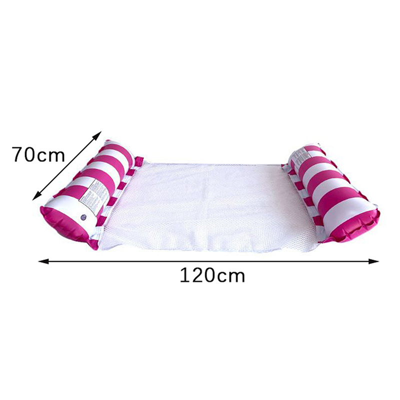 Title 16, Foldable Floating Water Hammock with Inflator F...