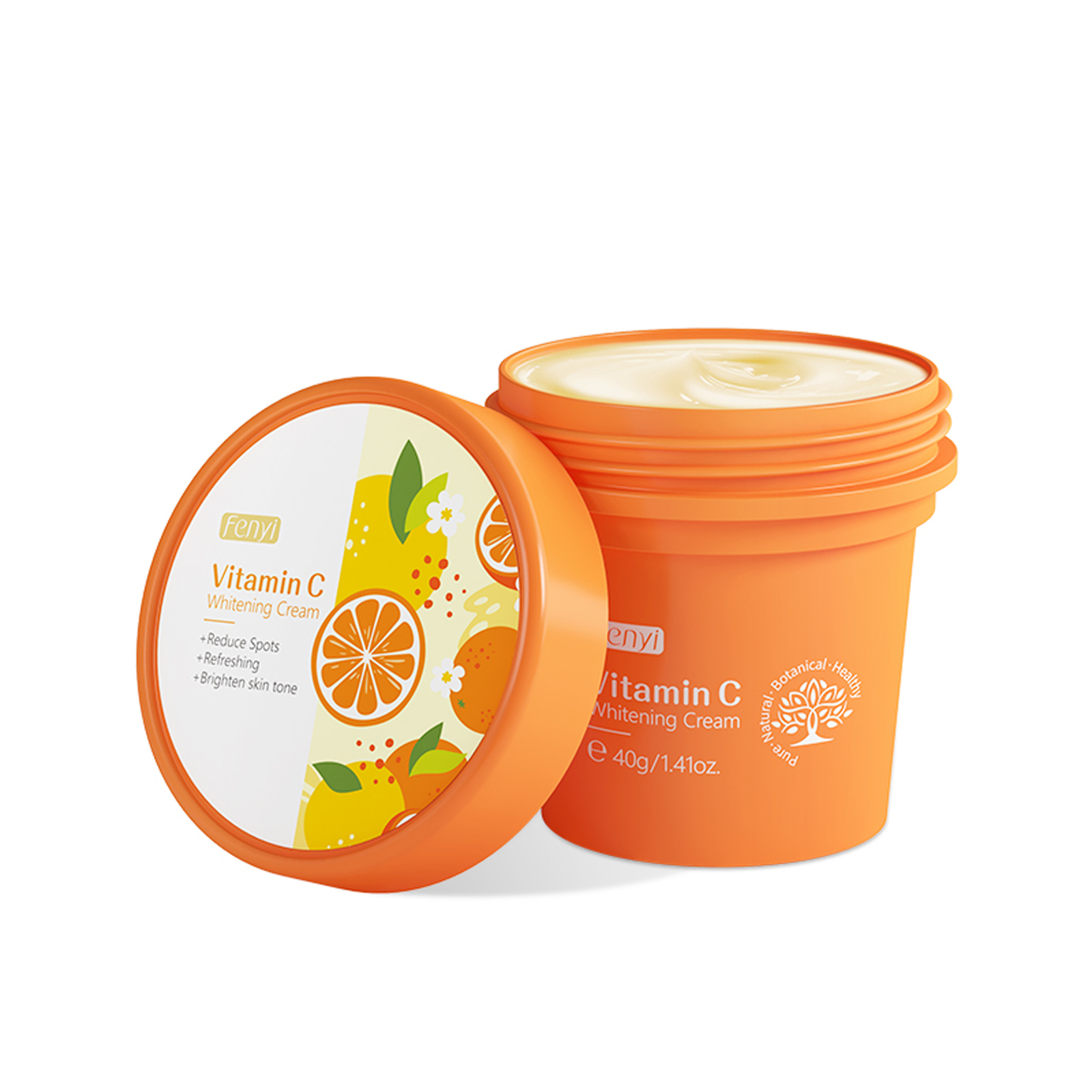 Best of Vitamin C Whitening Face Cream Hydrating Firming Repairing Antioxidant Reduce Dark Spots Refreshing Brightening Moisturizing 40g Reviews & Tips