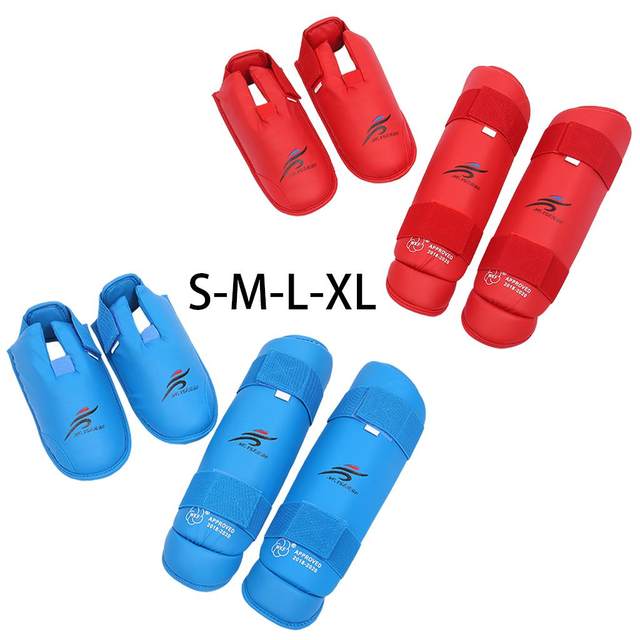 Shin Instep Protectors Martial Leg Protector Kickboxing Pads Kick Muay Thai