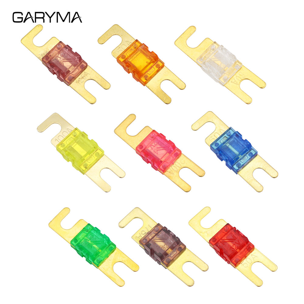 Description Picture 2 of itemANL Gold Plated Stud Car Fuses Mini Car Stereo Audio AFS Fuse 20A 30A 40A 50A 60A 70A 80A 100A 125A 150A 175A 200A