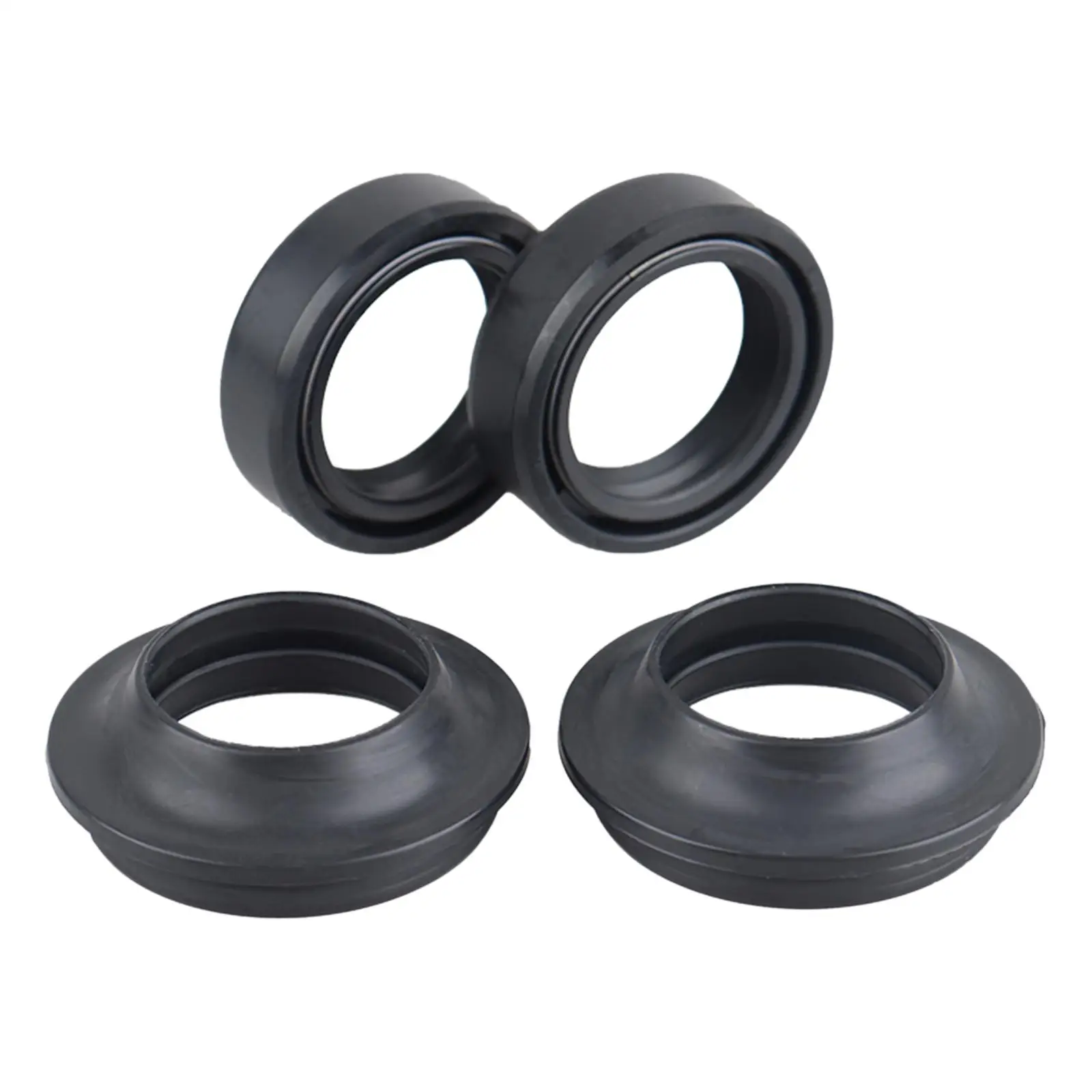 4 Pieces Oil and Dust Seal Motorcycle Accessories for Yamaha Ttr90 MX80