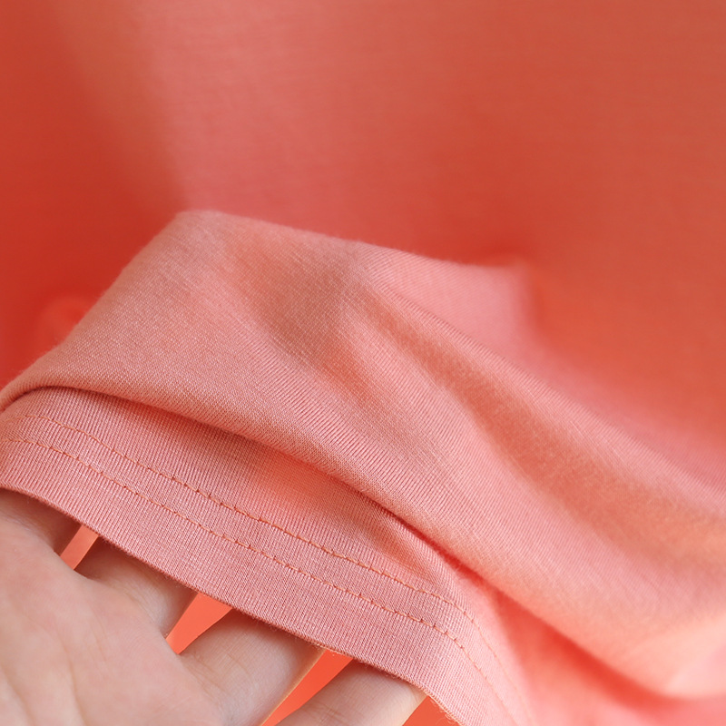Neue Sommer-Damen-Pyjamas aus Modal, Kurzarm-T-Shirt, Einteiler, Kurzarm, Übergröße, Mehrfarbig, Lässige Homewear-Oberteile – Detail 13