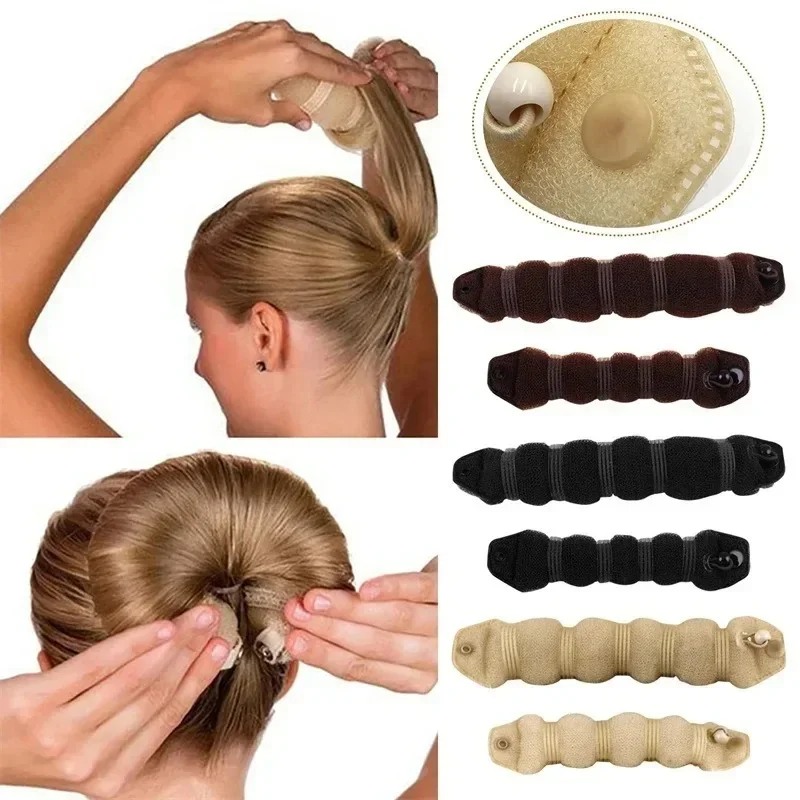 Best of 1Pcs Hair Bun Maker Donut Magic Foam Sponge 3 Styles Big Ring Hair Styling Tools Twist Headband Hair Ring Women Hair Accessories Reviews & Tips