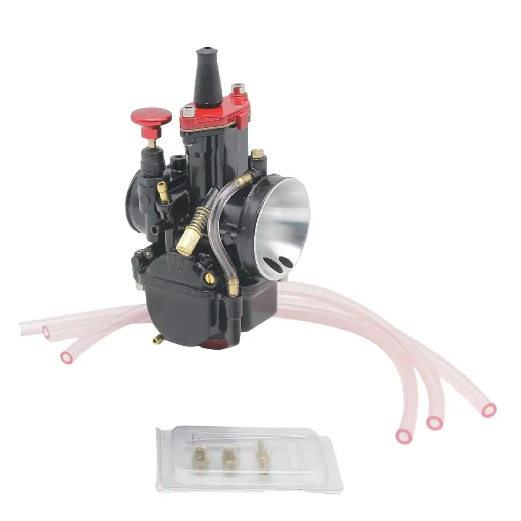 Motorcycle Exhaust Systems Carburetor with Hose for Scooters, ATV