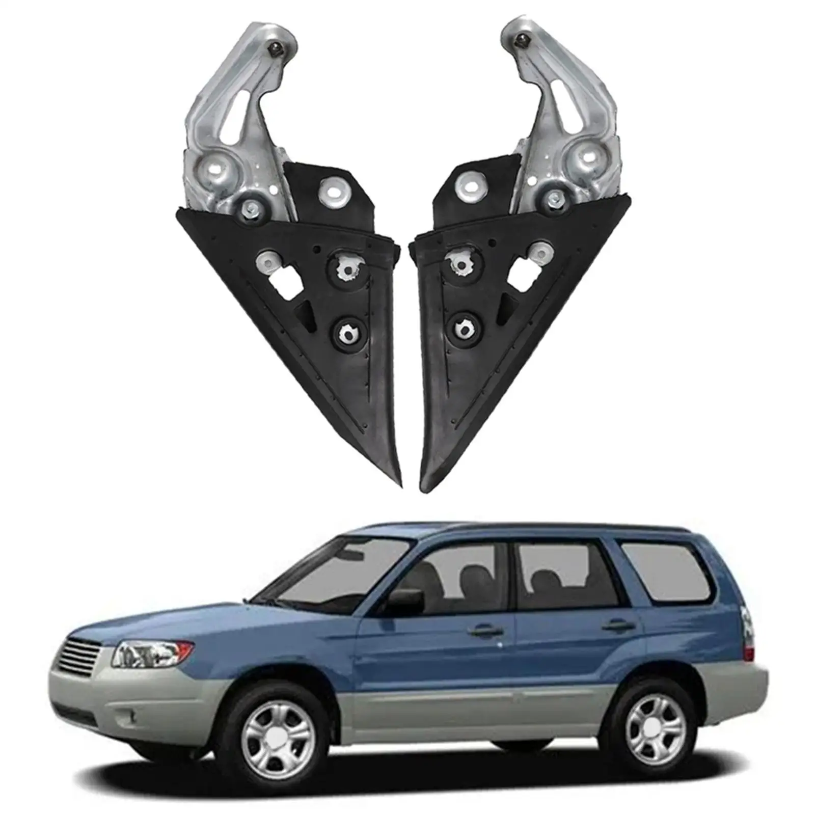 Auto Door Gusset Assembly Set 2 Pieces 61158SA000 61158SA010 for Forester 2003-2008 Refitting Replacement Parts