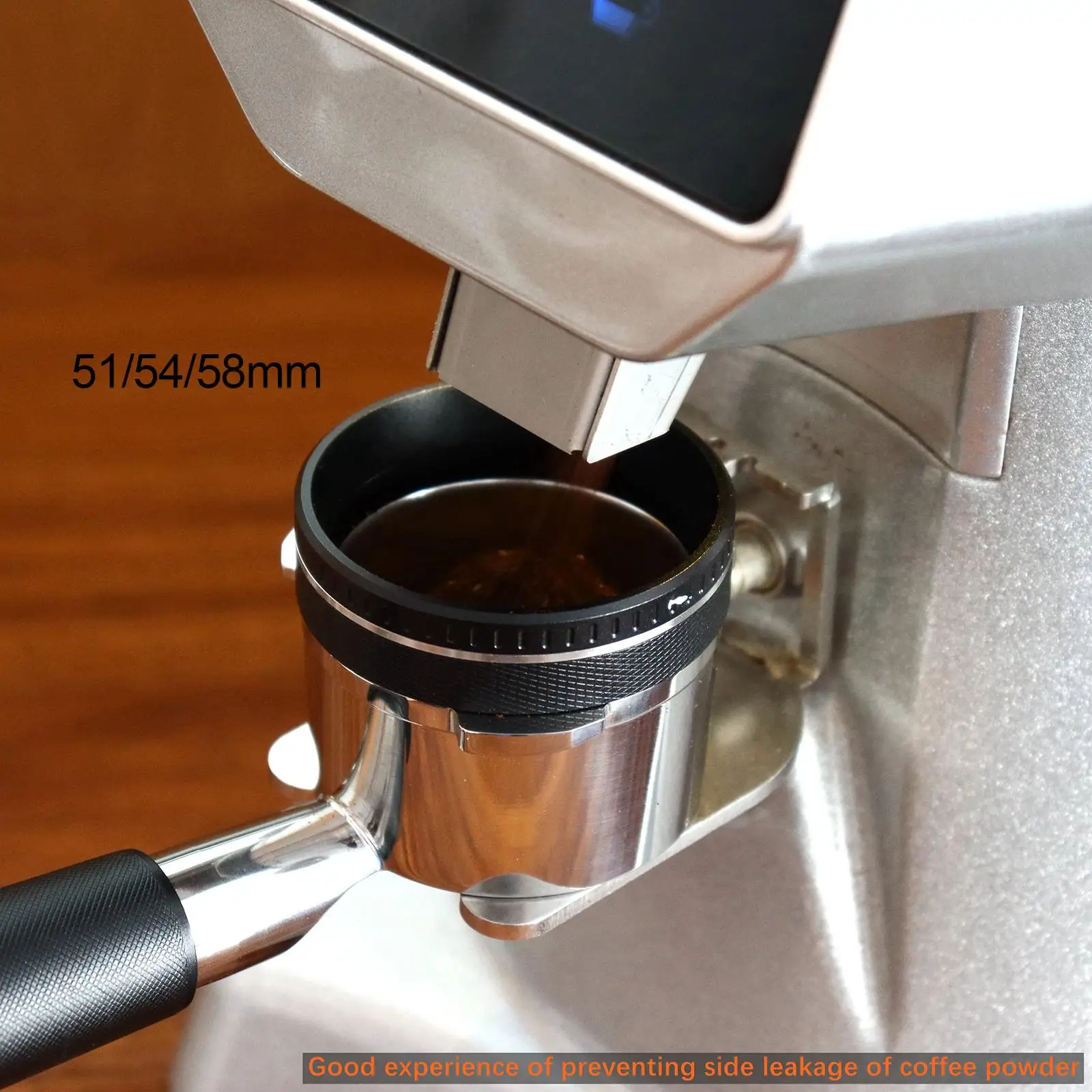 Aluminum Alloy Coffee Dosing Funnel Coffee Intelligent Dosing Coffee Barista Tool Espresso Dosing Funnel Replace Parts for Bar