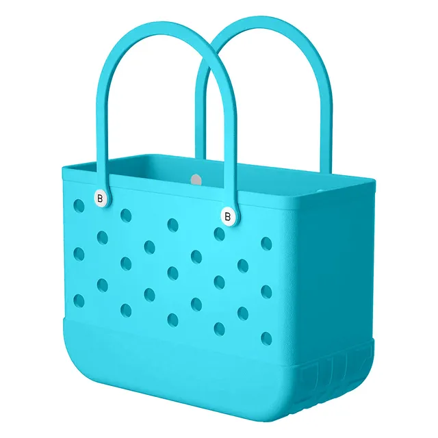 House Organization Must Haves Home Things Silicone Rubber Products Tote Bag Silicone Tote Bag Bathroom Storage Bag Bath Beach Outdoor Carrying Bag