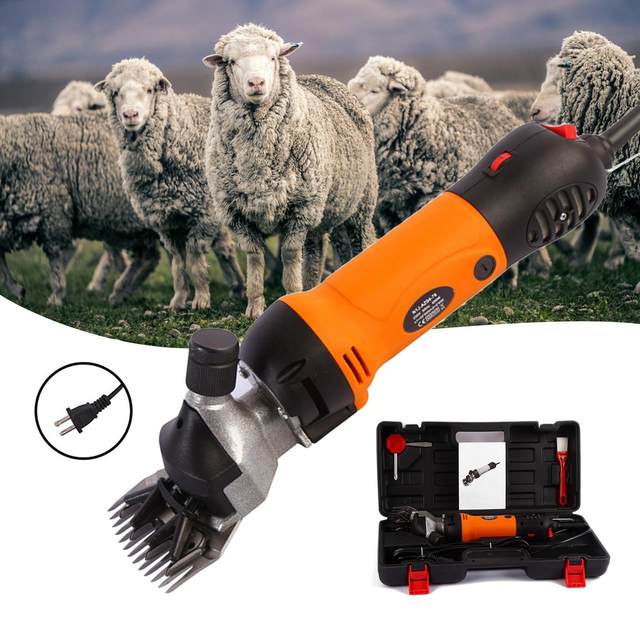 6 Speed Electric Clippers Wool Grooming Heavy Duty Thick Shearing