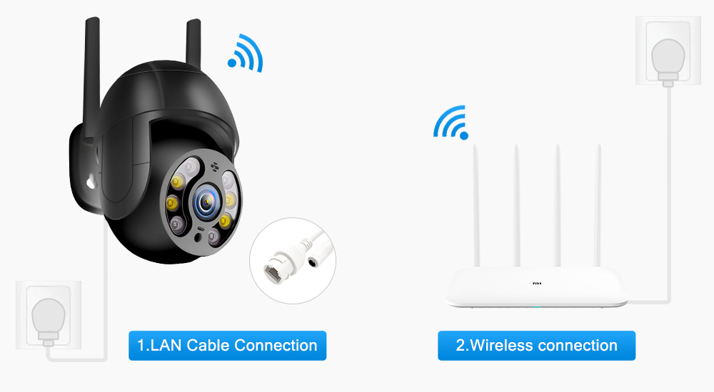 Nombre 14, Cámara IP WIFI de 8MP 4K, cámara PTZ de seguimiento automático, cámara inalámbrica para exteriores, Monitor de vigilancia, cámara cctv de seguridad ICSEE