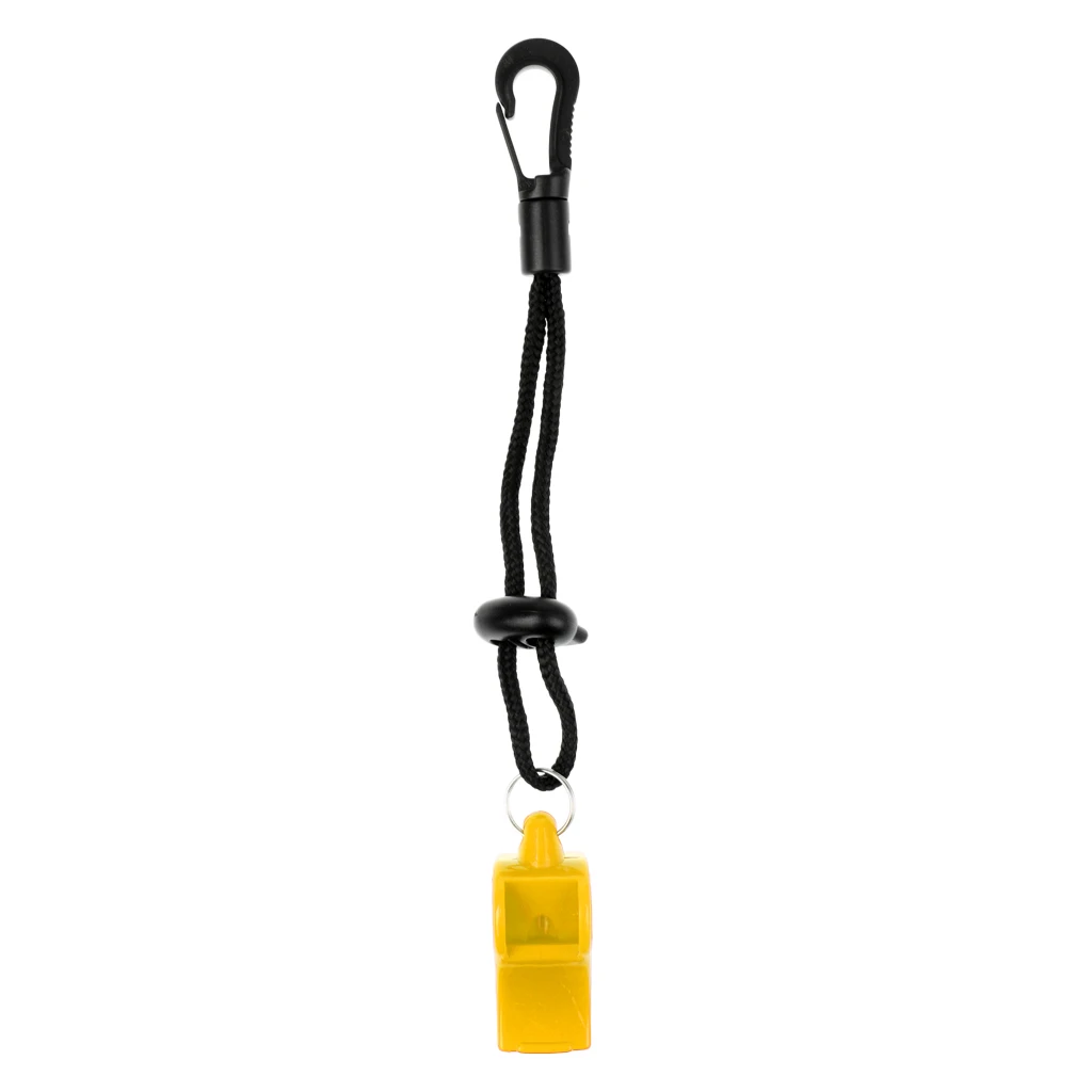 Outdoor Survival Emergency Whistle with Clip On Lanyard for Camping Hiking Kayaking Boating Safety