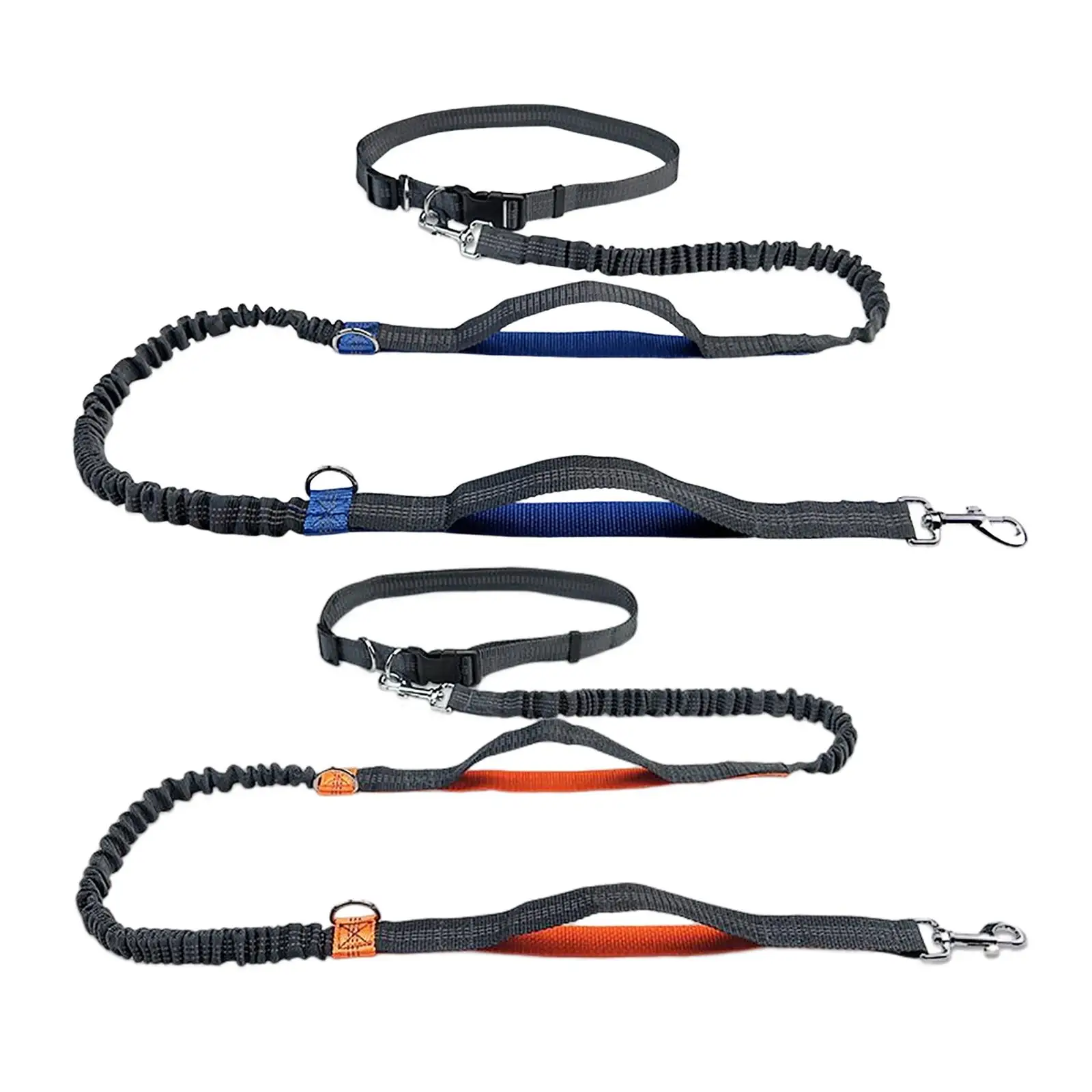 Dogs Leash Running Elasticity Hand Freely Pet Products Dogs Harness Collar Jogging Leash and Adjustable Waist Rope