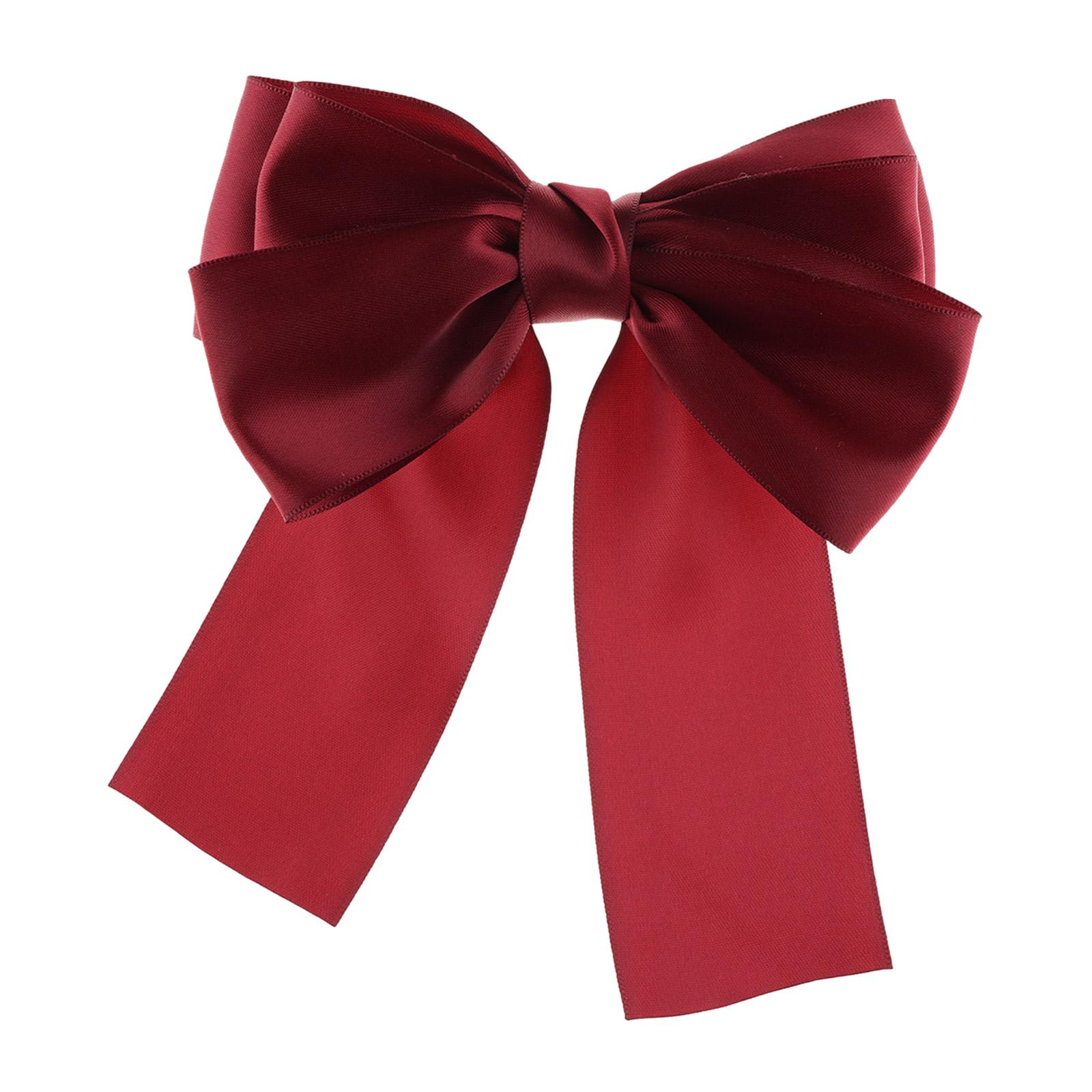 Bow Hair Clip for Women Girls Fashion Hairpin Metal Clips Ribbon Hair Bows