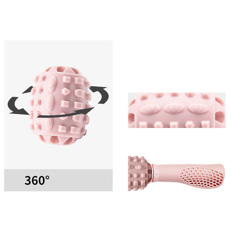 APPAREIL DE MASSAGE MANUEL,1 SetBâton de Massage à 4 roues, Anti Cellulite, amincissant