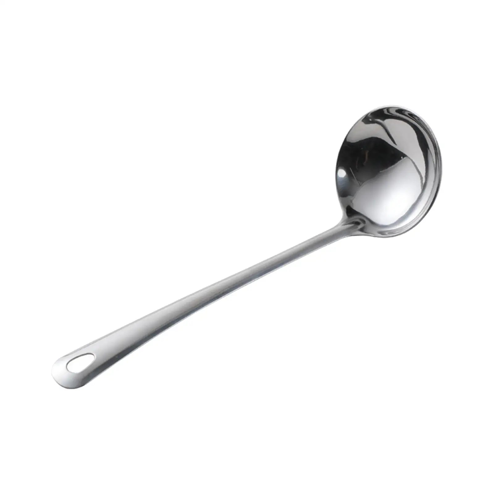 Soup Ladle Spoon Stainless Steel Comfortable Grip Cooking Ladle for Gravy Salad Dressing