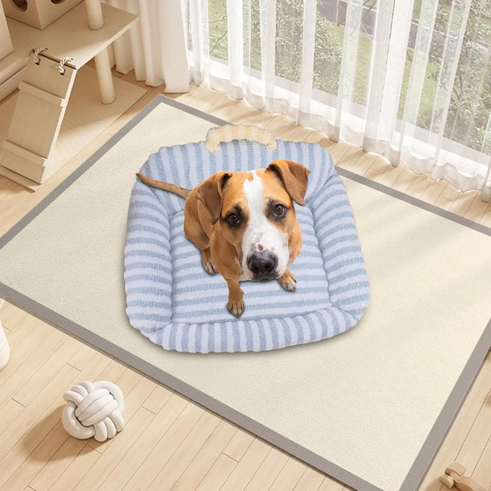Cat Bed Mat Dog Sofa Beds Non Slip Bottom Snooze Washable Kennel Pet Cushion Pet Dog Bed for Small Dogs Kittens Puppy Pets Cats