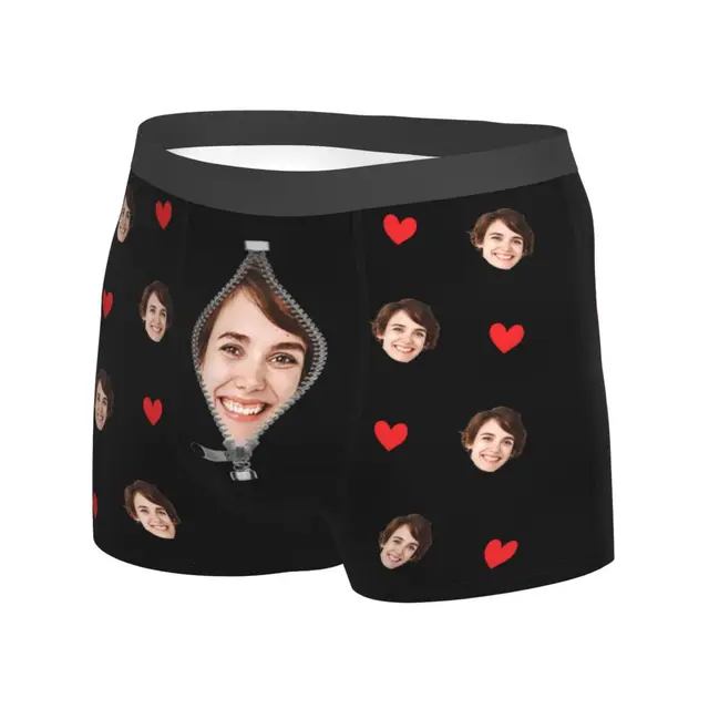 Customize Full Husband Face Photo Boxers, Personalise Boyfriend Valentine's  Day Gift Underwear - Anniversary Gift - Mens Boxers - Gift Boxes & Bags -  AliExpress