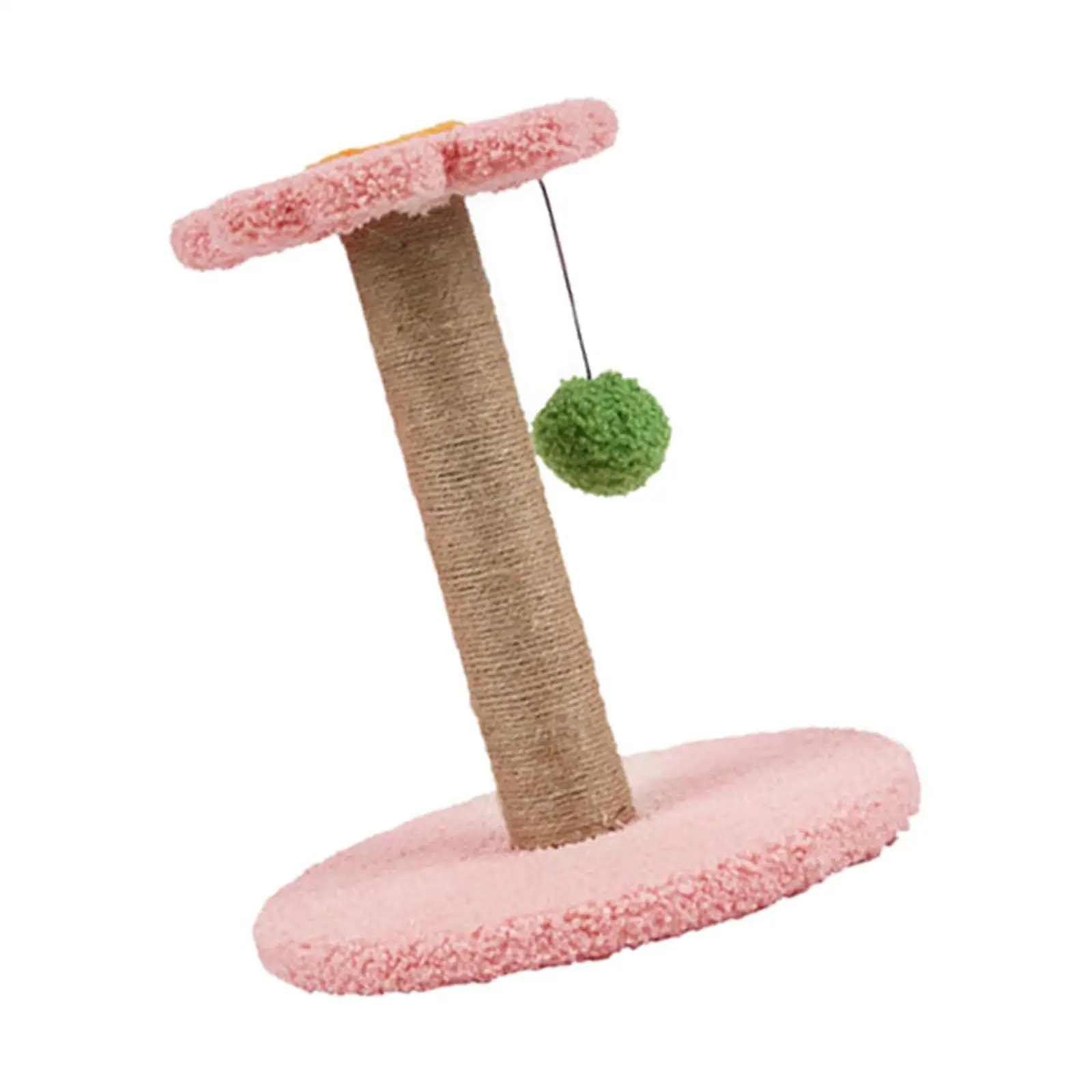 Pet Cat Scratching Post Interactive Toys Scratcher Activity Center Scratch Pad Rug for Indoor Playing Exercise Grinding Claw