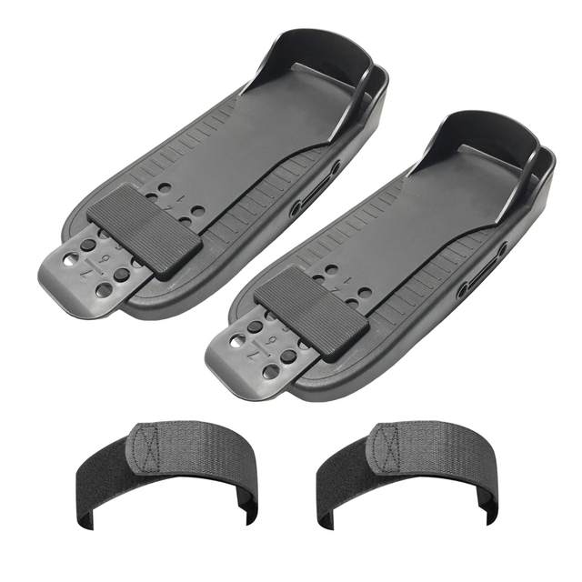 2 Sangles De Pédale Réglables En Nylon – Parfaites Pour Rameur, Elliptique Et Vélo D’appartement