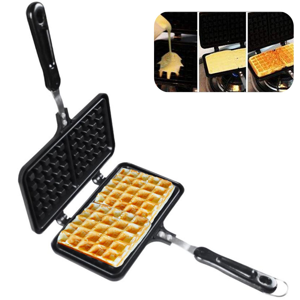 waffle maker on stove