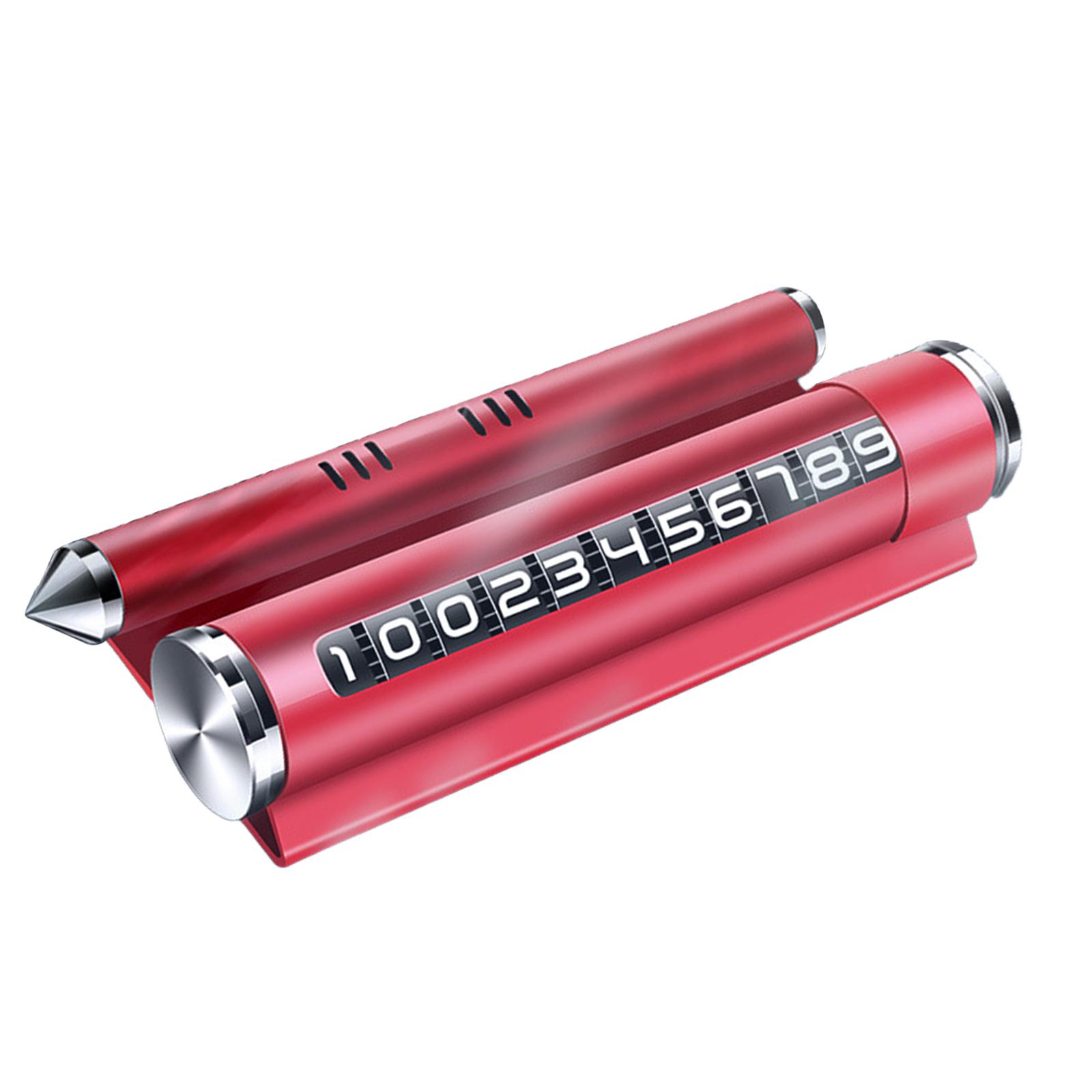 Car Parking Telephone Number Plate Safety Hammer Car Decors Automobile