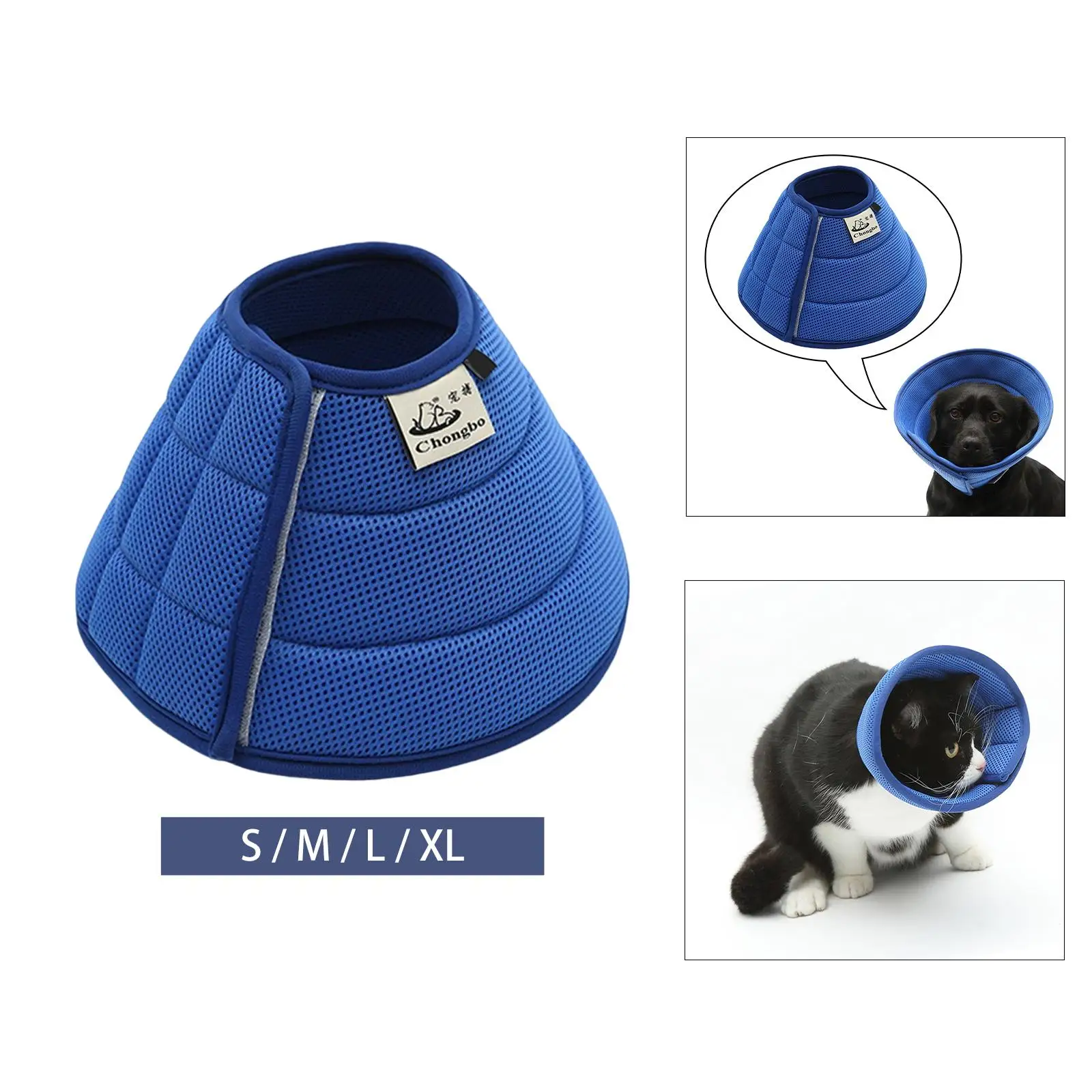 Cone Collar Protective Wound Protective Cone Prevent Biting & Scratching