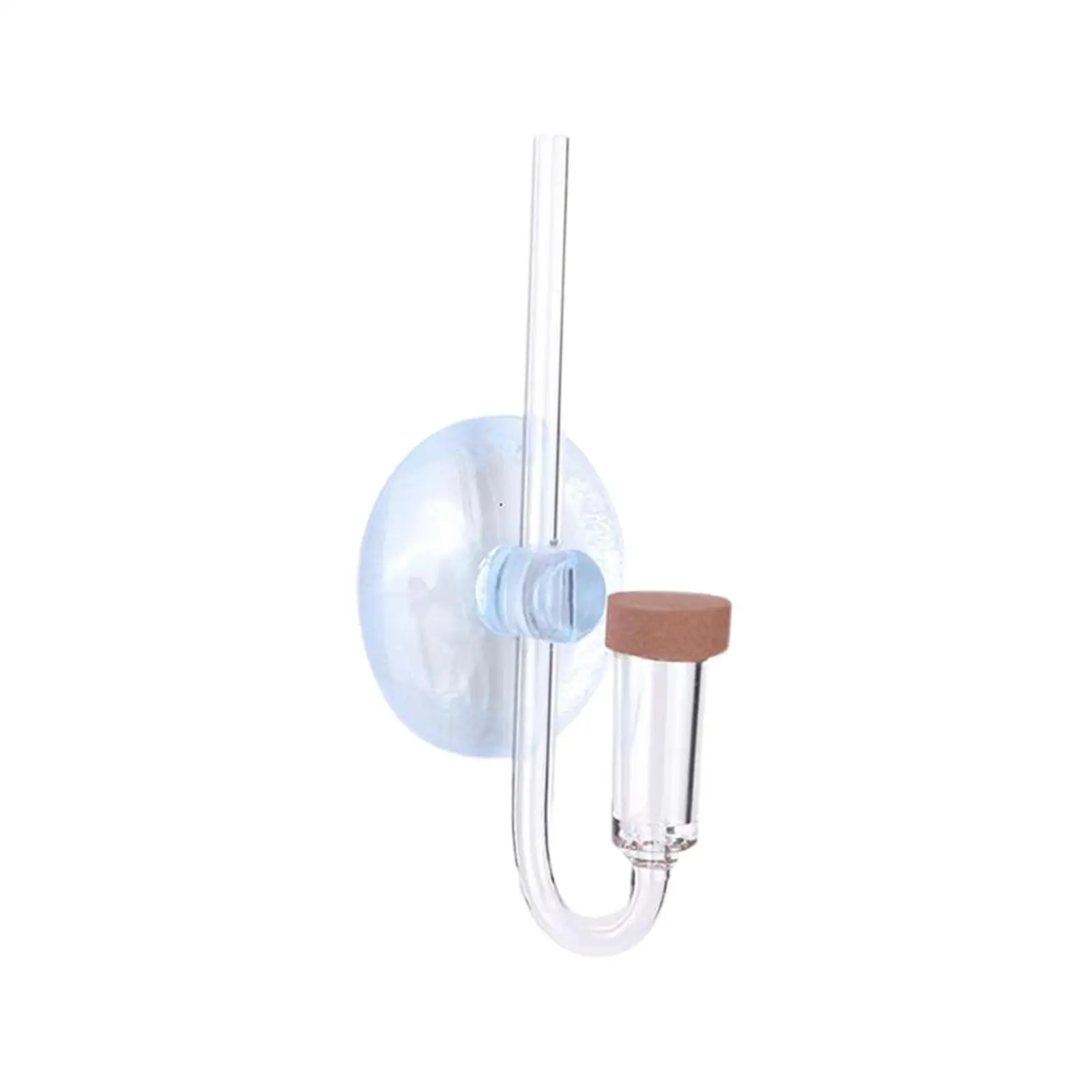 CO2 Diffuser U Shape with Suction Cup Transparent for Aquarium Supplies