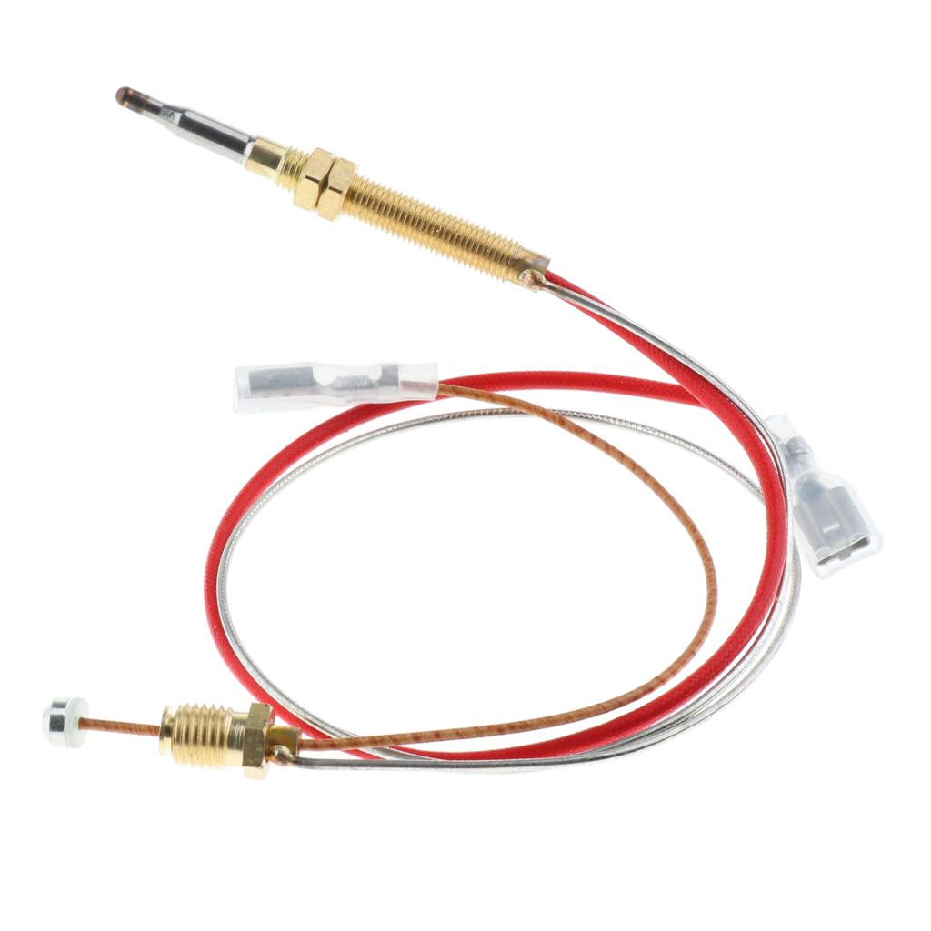 Description Picture 3 of item410mm  Replacement Thermocouple for Gas Furnace, Boiler and Water Heater Heater Replacement Thermocouple Assembly