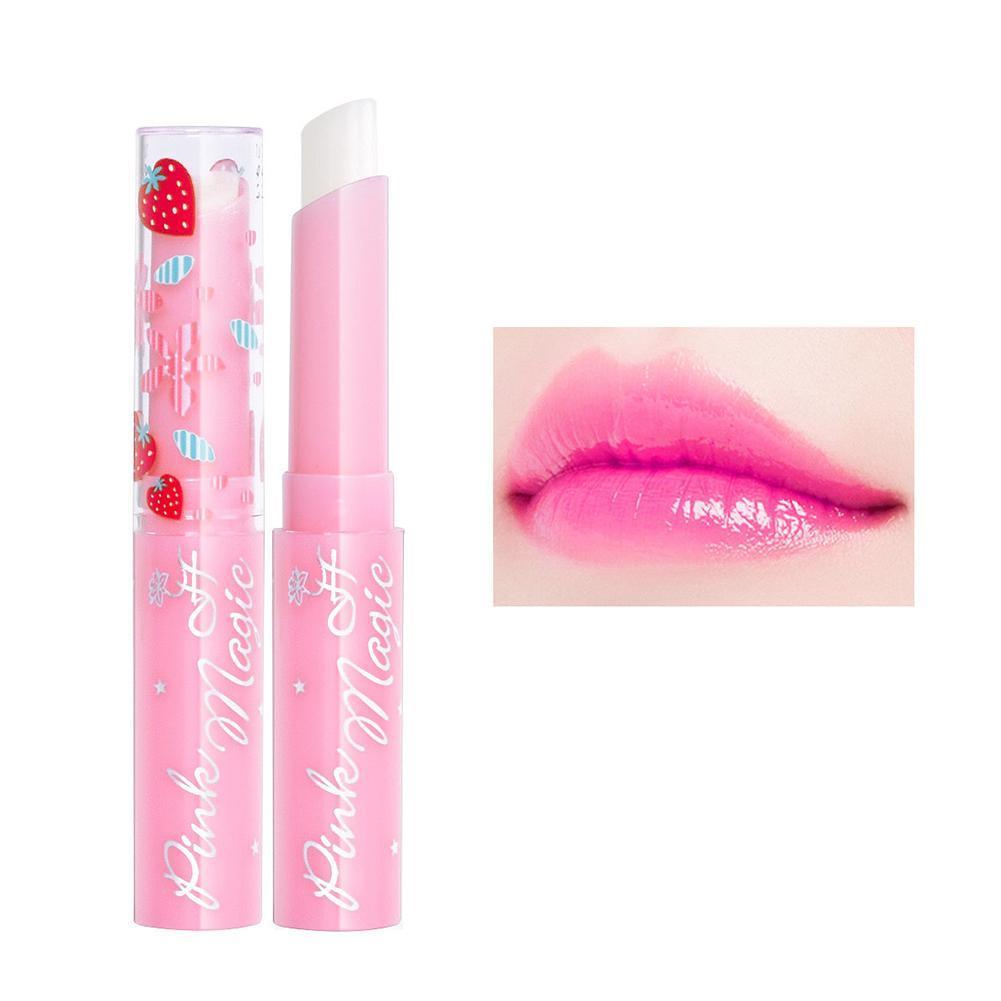 Best of Natural Strawberry Serum Moisturizing Lipstick Temperature Color Change Lip Balm Long Lasting Nourishing Lip Stick Cosmetics Reviews & Tips