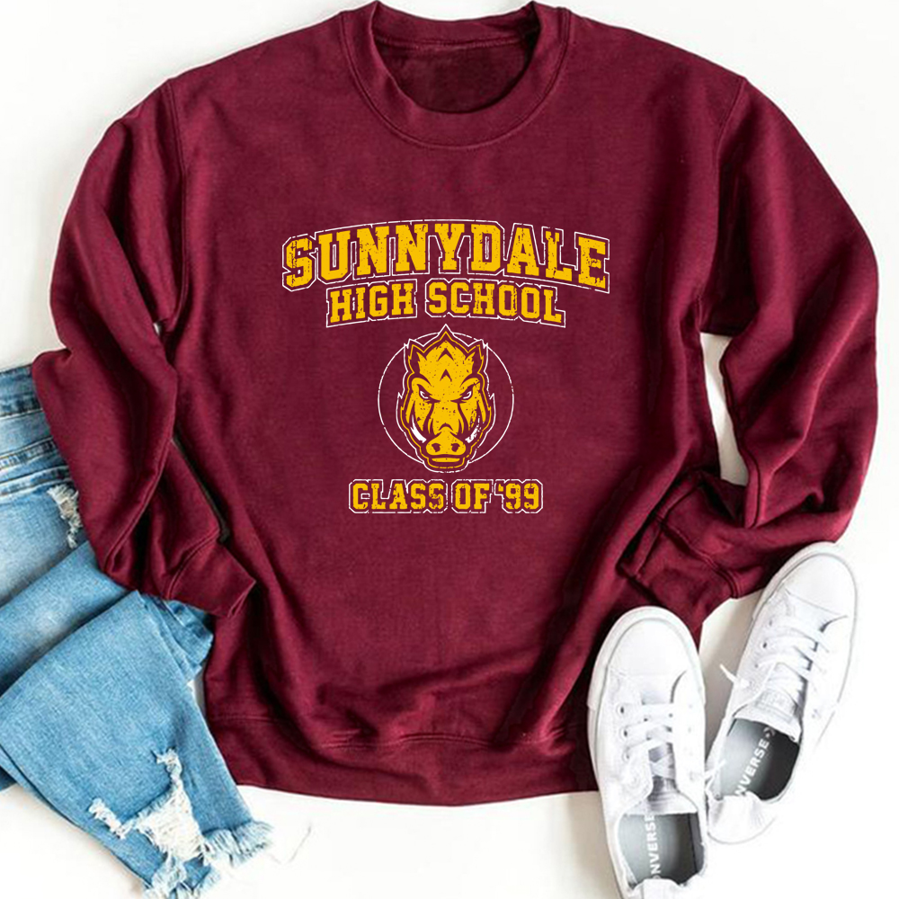 School Unisex Hoodie, Classe de 99 Série de TV Crewneck moletons